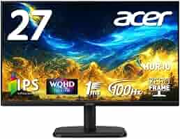 Amazon.co.jp: Acer モニター 27インチ WQHD IPS 非光沢 100Hz